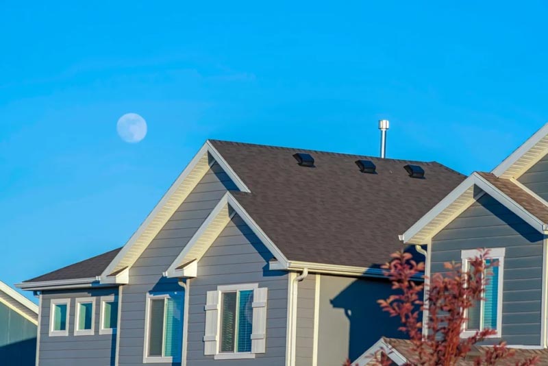 House roof view