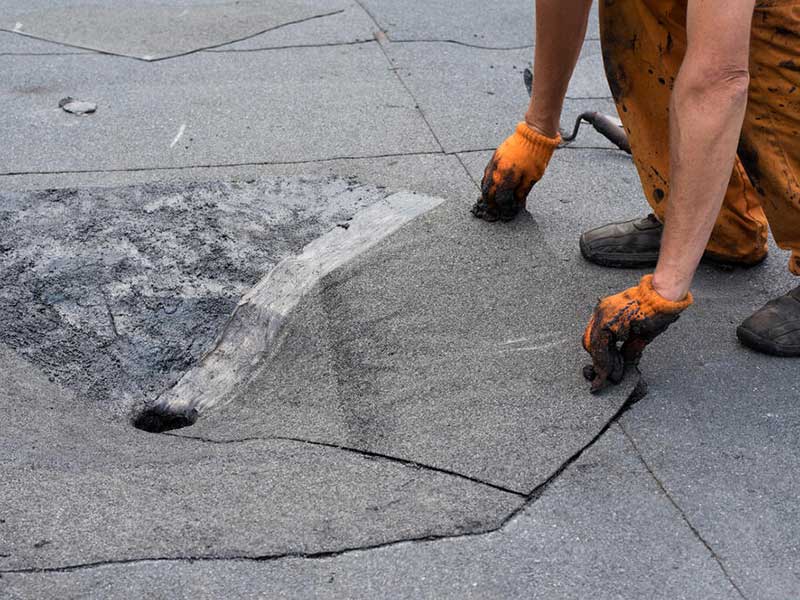 Drainage roofing installation
