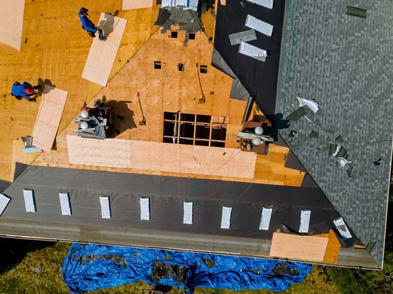 A full roof replacement
