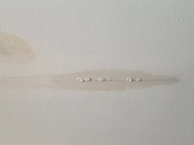 ceiling leak