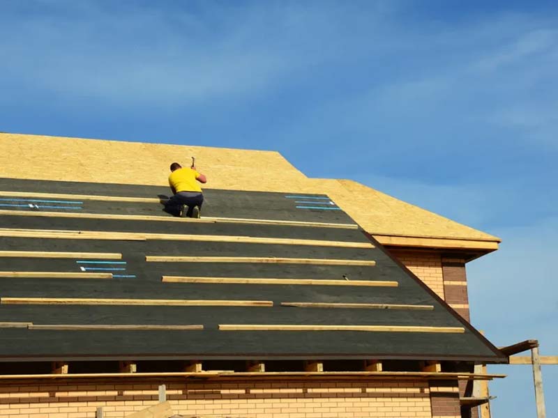 installing underlayment