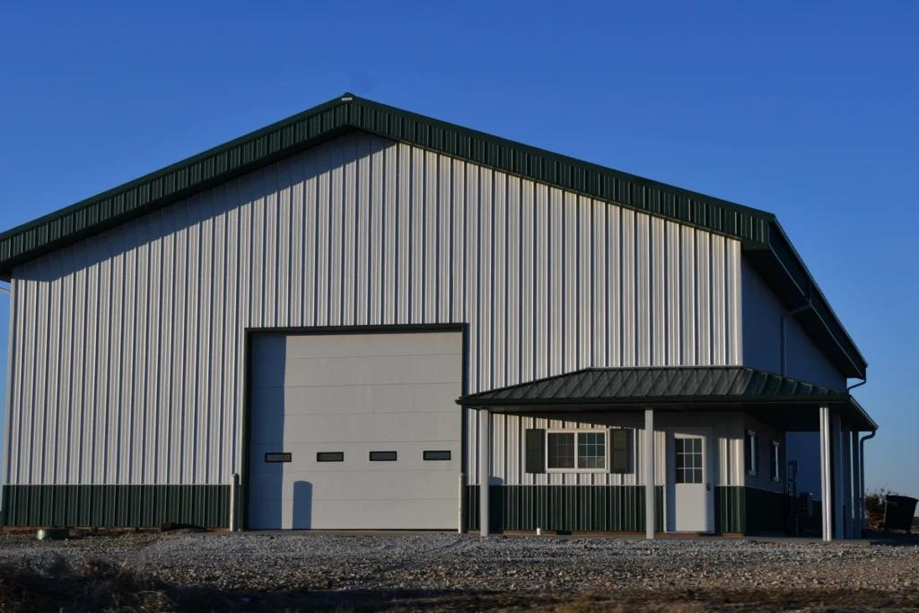 Metal Roof with matching color siding