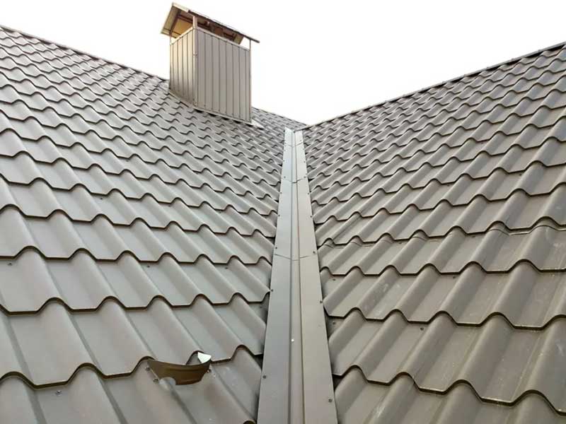 Metal roofing shingles