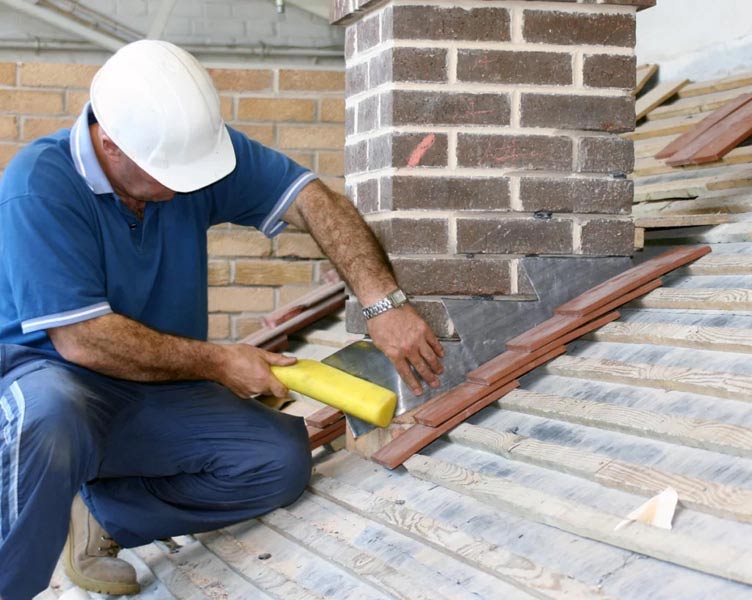 Roof flashing installation